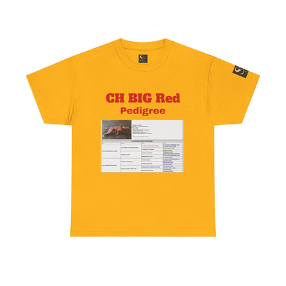 History T‑Shirt — "CH BIG Red" Pedigree Graphic Tee